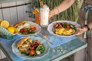 Variety of Eggs Benedict